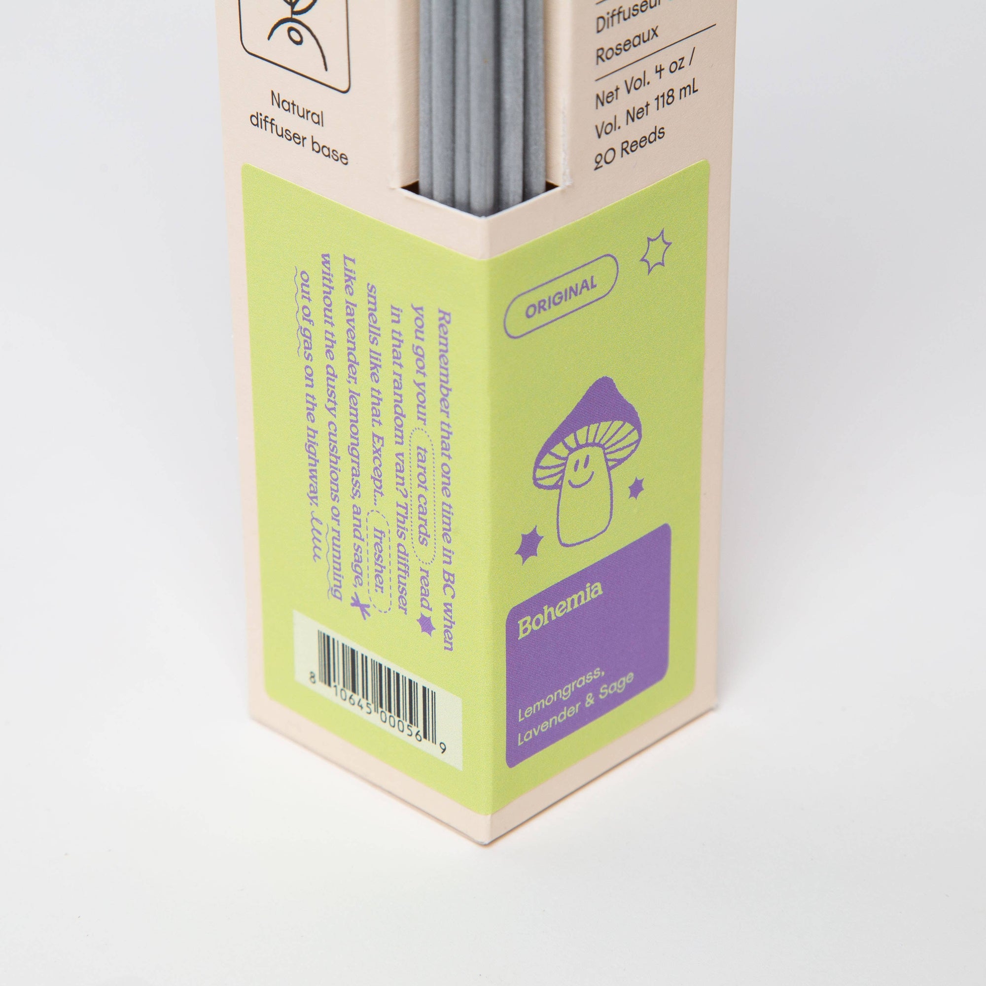Bohemia - Lemongrass, Lavender &amp; Sage 4oz Reed Diffuser