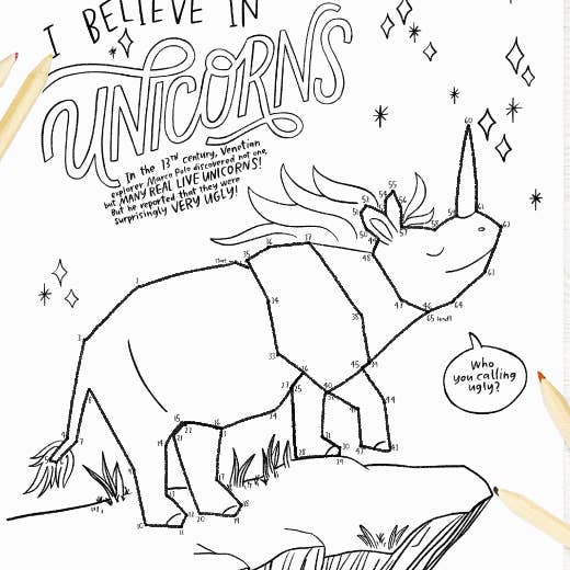 MYTH &amp; MAGIC Coloring + Activity: Mazes, Puzzles, Jokes +