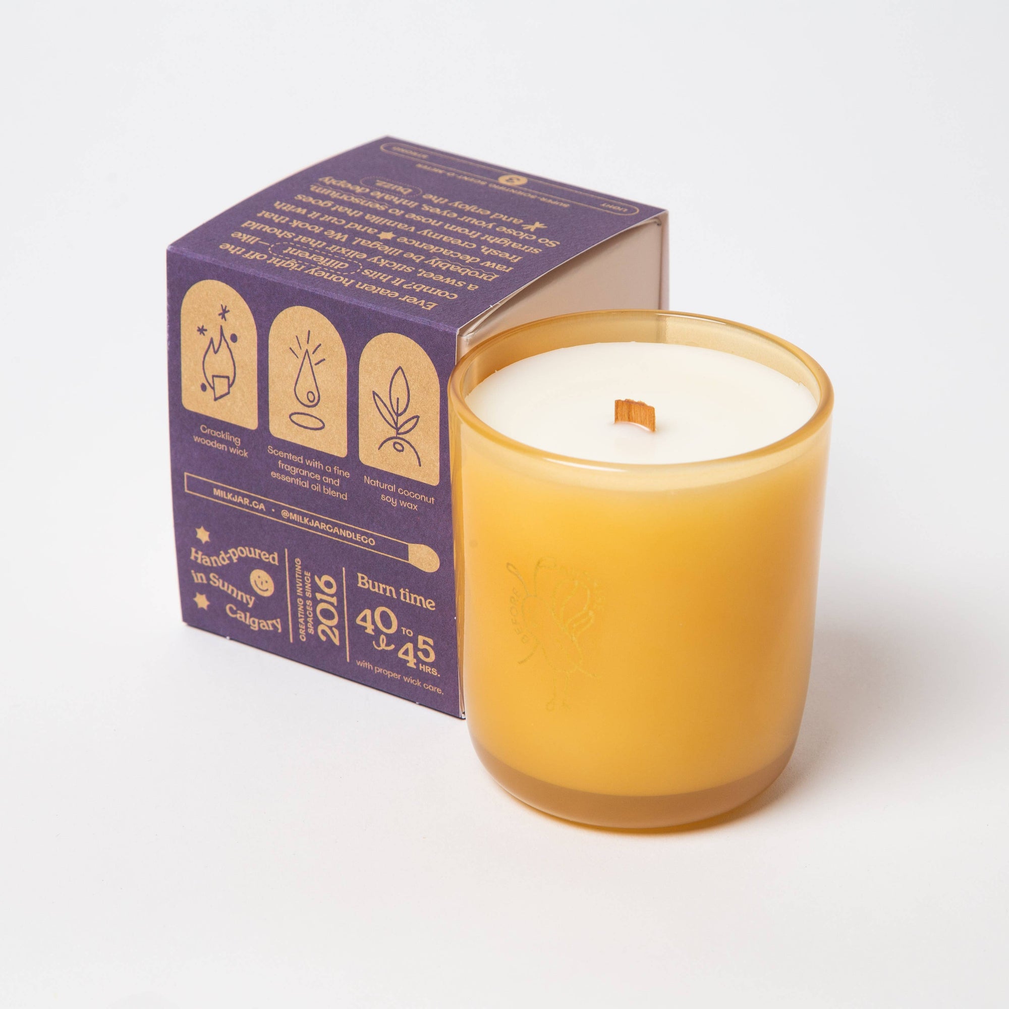 Before Sunrise - Milk &amp; Honey Coconut Soy 8oz Candle