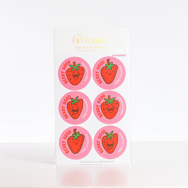 Berry Good, Strawberry Scratch and Sniff Stickers