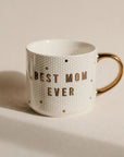 Best Mom Ever Gold Tile Coffee Mug