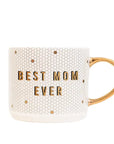 Best Mom Ever Gold Tile Coffee Mug