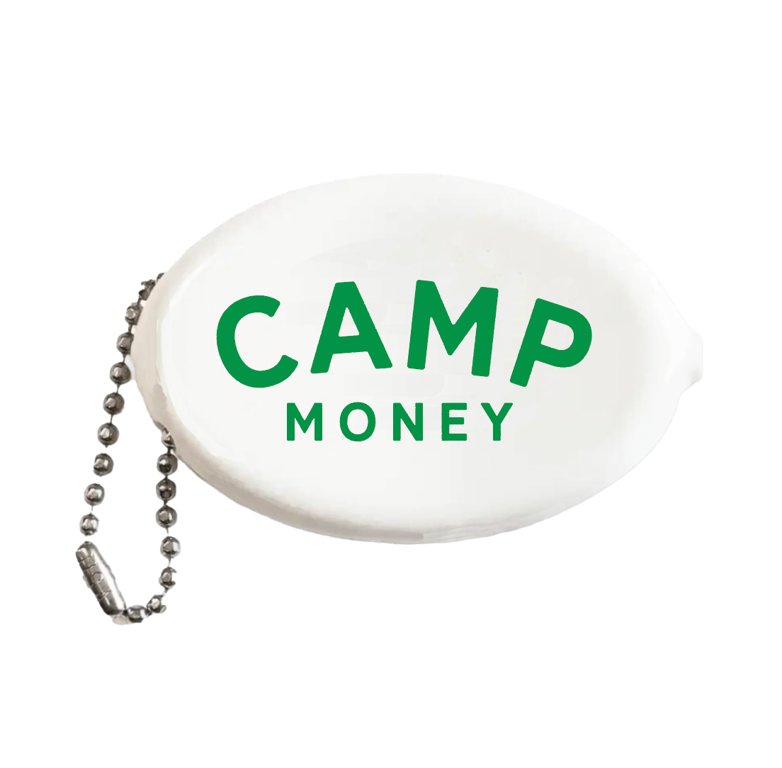 Camp Money Green | Coin Keychain