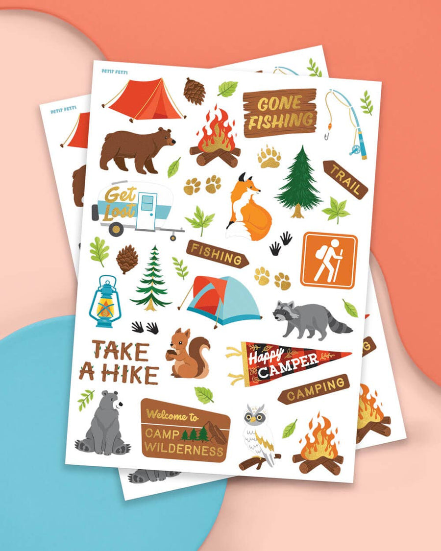 Camping Temporary Tattoos