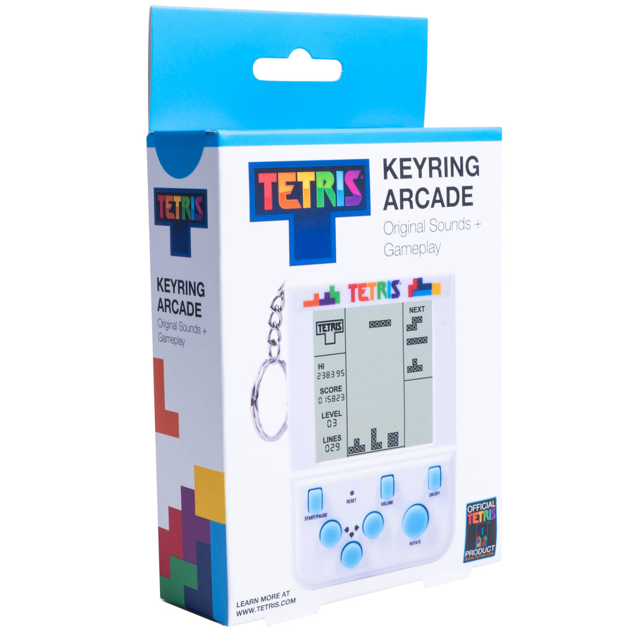 Tetris Keyring Arcade Game - Retro Fun