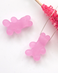 Glass Gummy Bear Necklace (assorted colours)