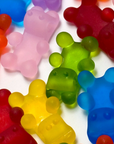 Glass Gummy Bear Necklace (assorted colours)