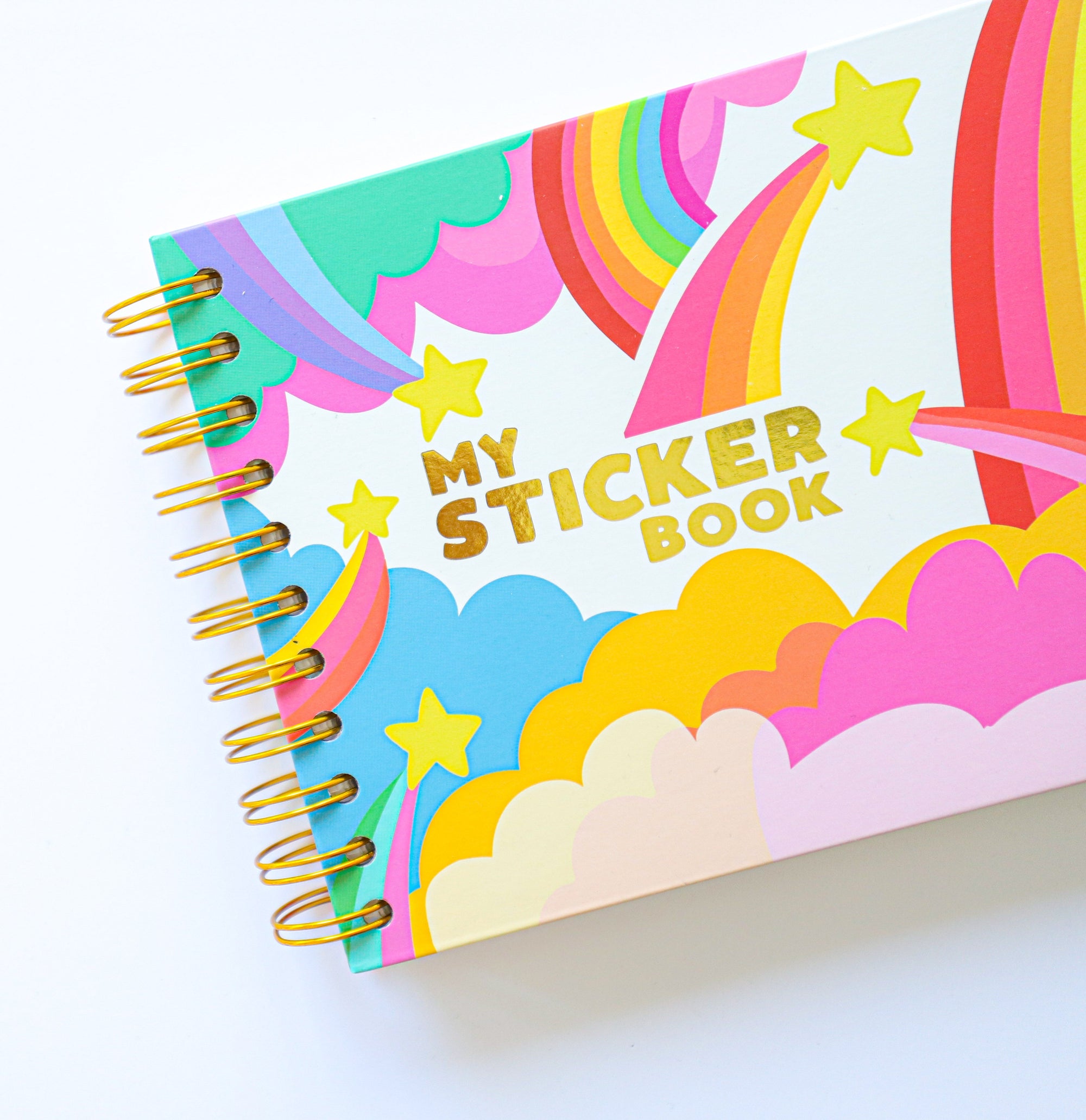 Hardcover Retro Style Sticker Book