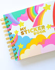 Hardcover Retro Style Sticker Book