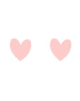 Heart Stud Earrings (Various Colours)