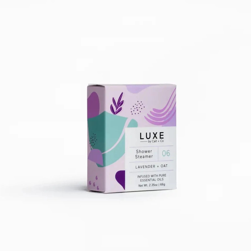 LUXE SHOWER STEAMER LAVENDER+OAT