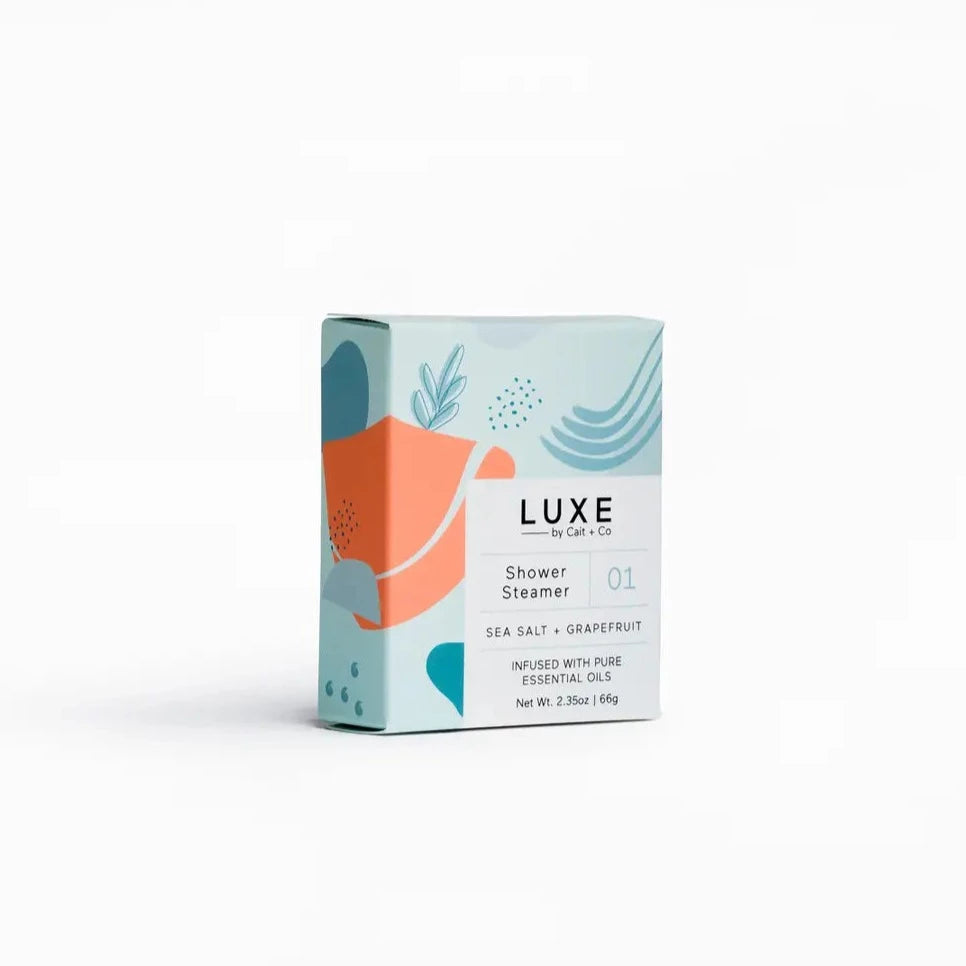 LUXE_SHOWER STEAMER_SEA SALT+GRAPEFRUIT