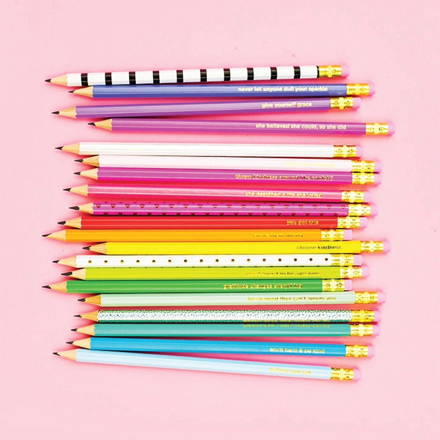 Motivational Pencil Set 