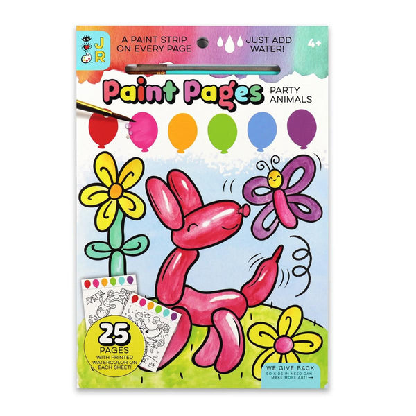 Paint Pages: Party Animals