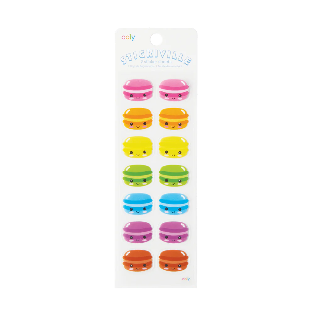 Stickiville Happy Macarons Stickers