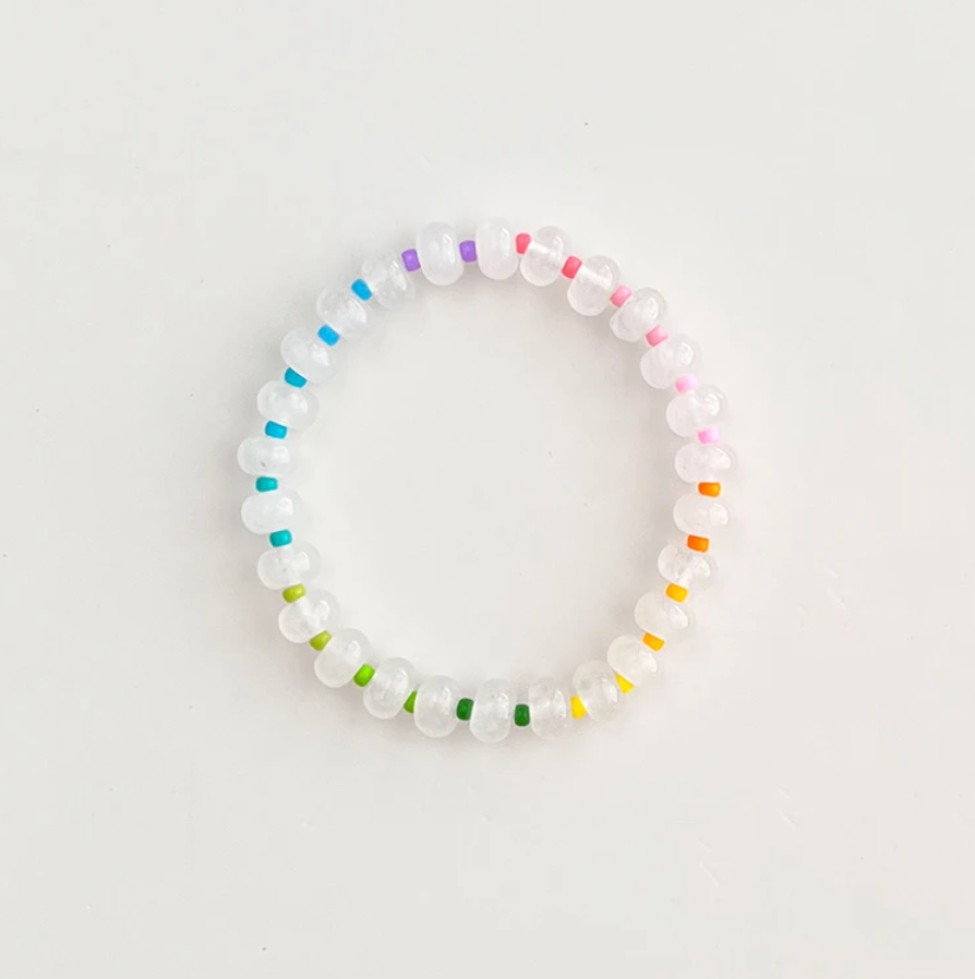 Stone Beads Bracelets, Rainbow