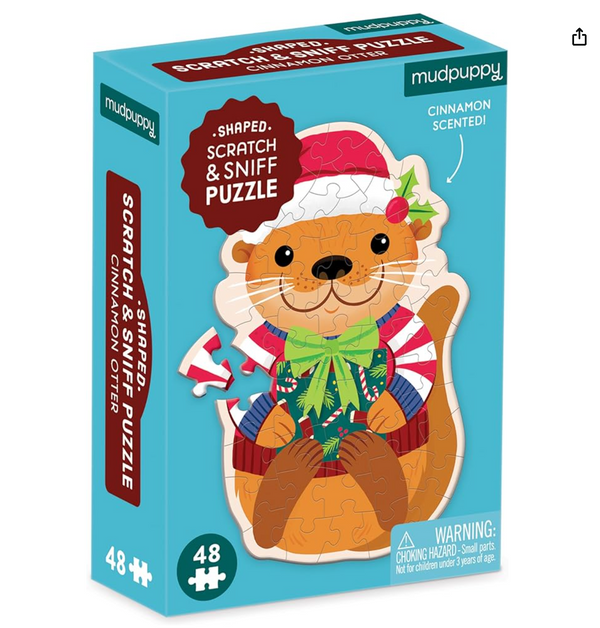 Cinnamon Otter 48 pc Scratch and Sniff Puzzle