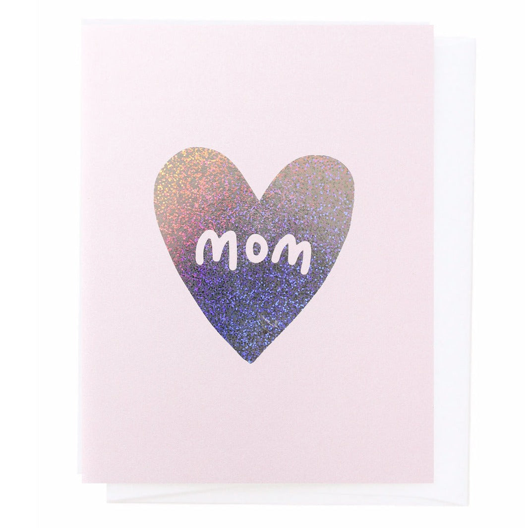 Mom, Sparkle Greeting Card