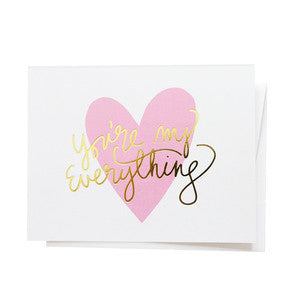 You're My Everything, Greeting Card