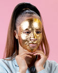Be Bright Be You Brightening Foil Mask on Face