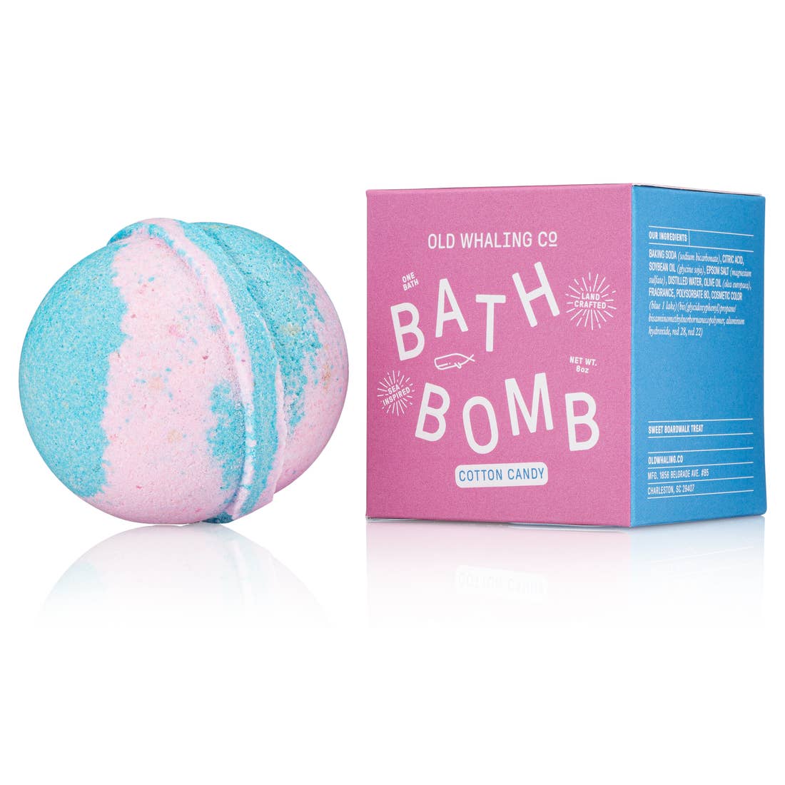 Cotton Candy Bath Bomb with Box