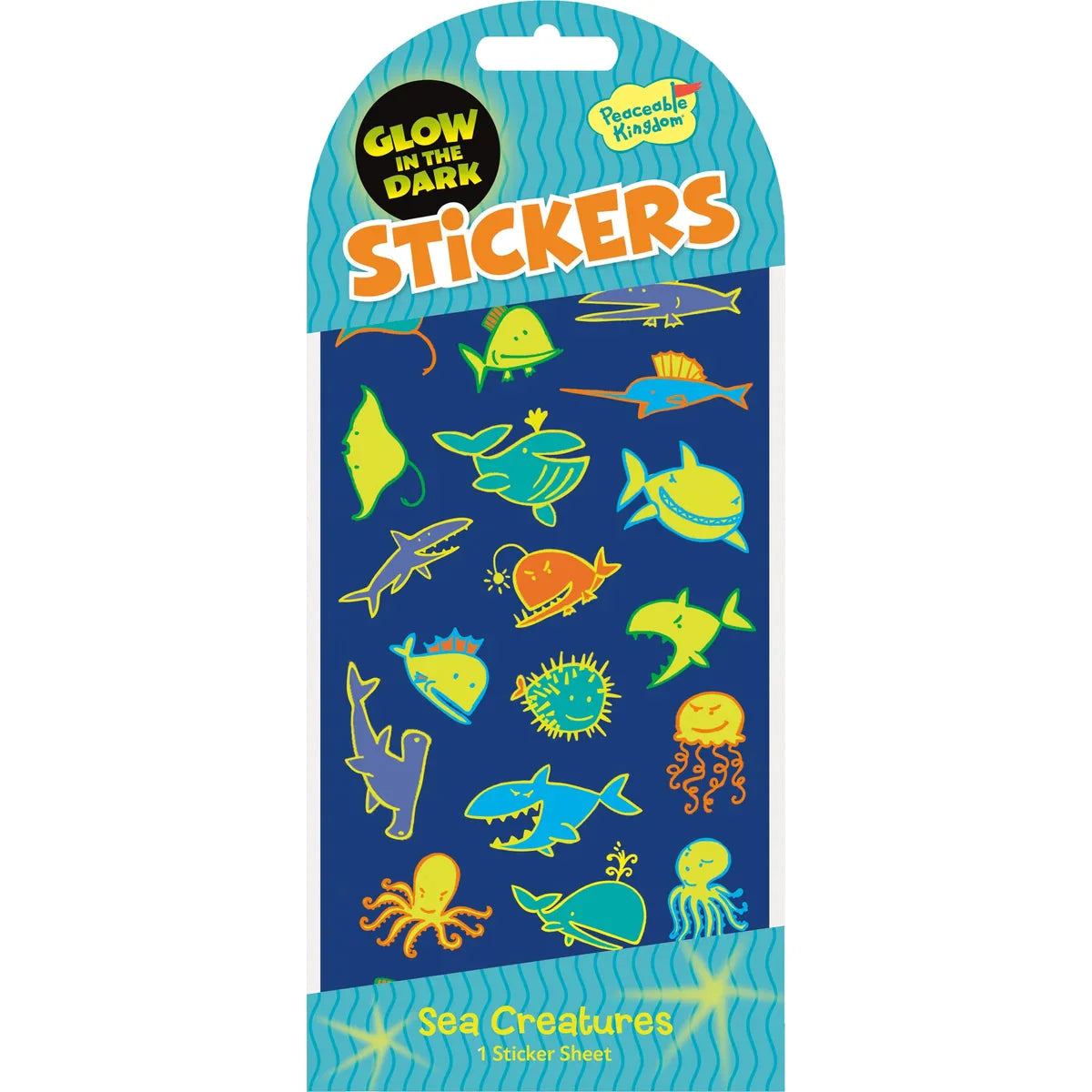 Glow-In-The-Dark: Sea Creatures Stickers