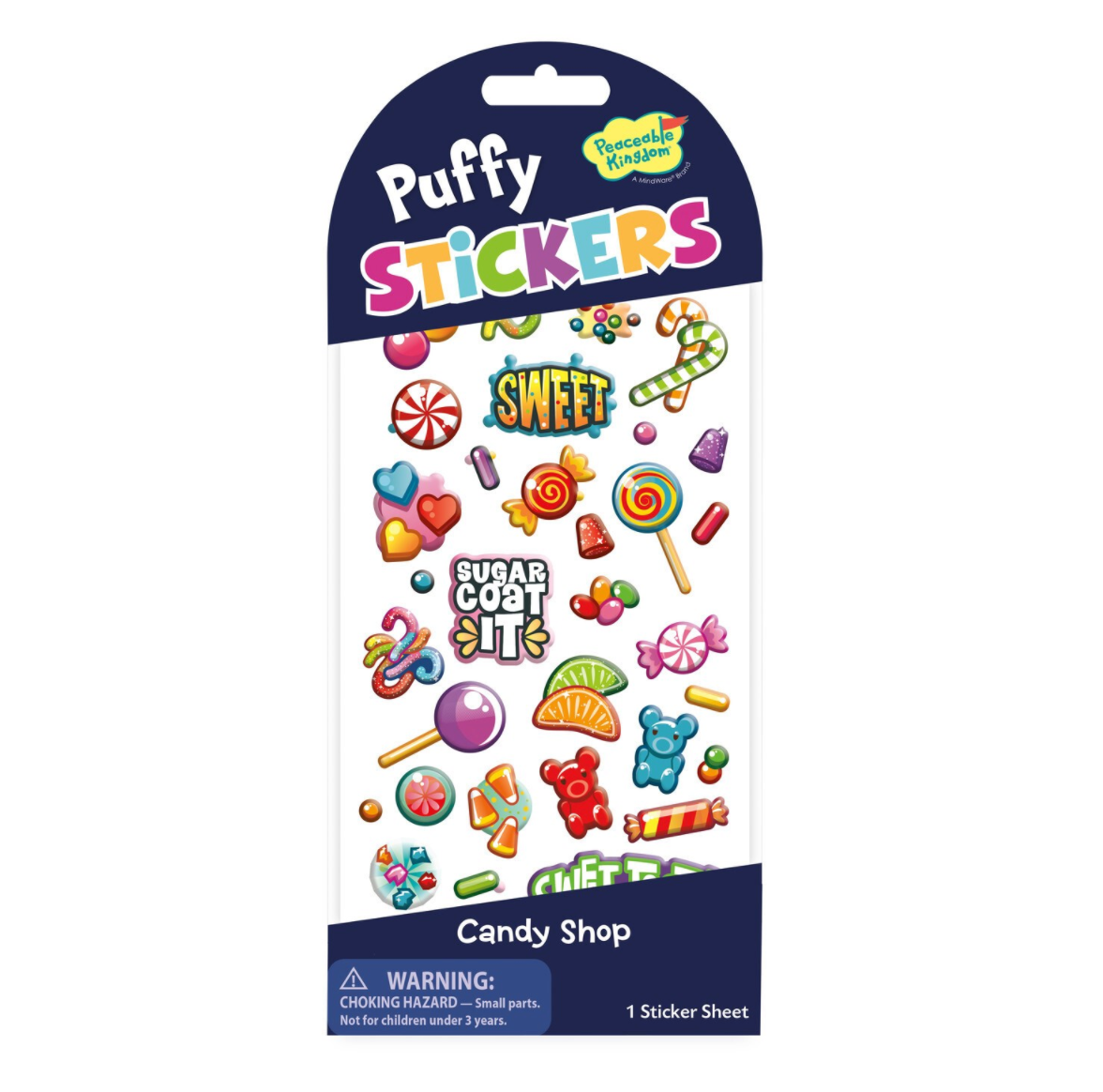 Puffy Stickers, Candy Shop Stickers