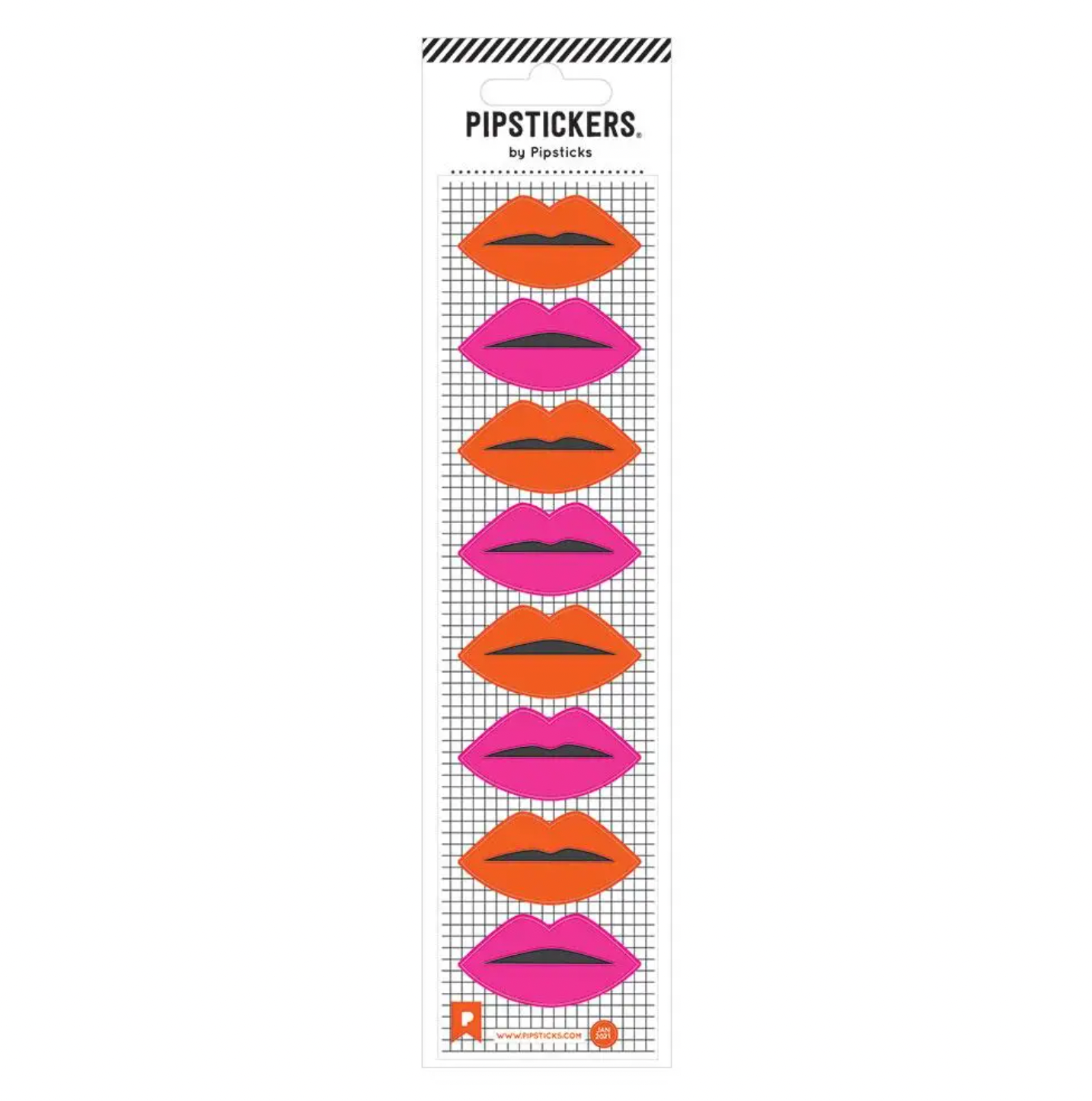 Kisses, Pipsticks Stickers