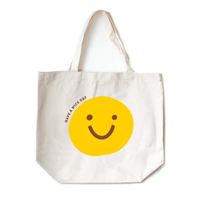 Have A Nice Day, Happy Face Tote