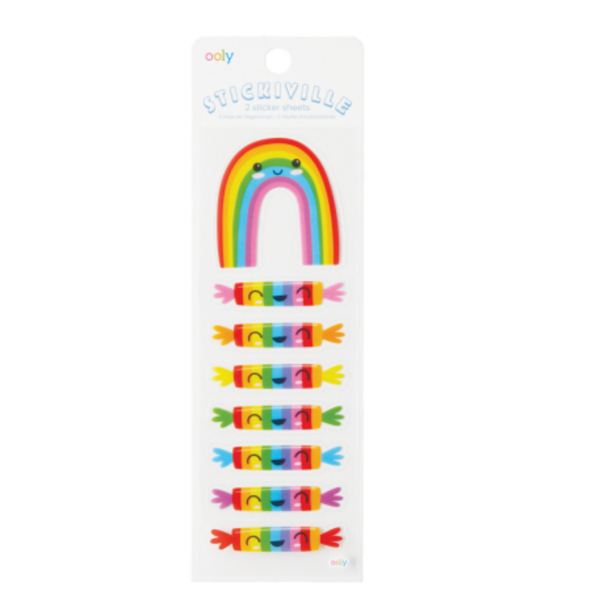 STICKIVILLE SKINNY - RAINBOW CANDIES (CLEAR)