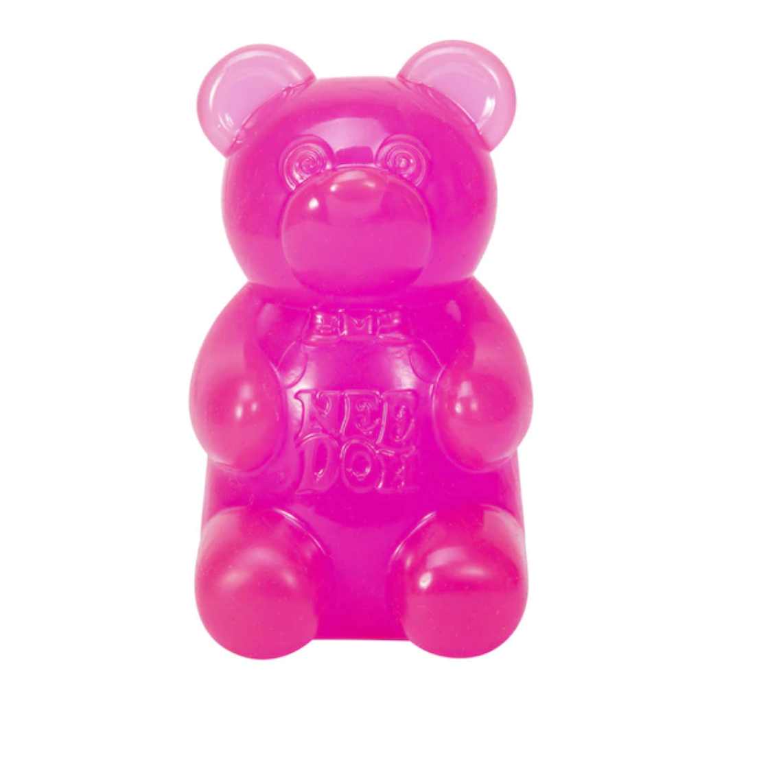 Pink NeeDoh Squishy Gummy Bear Toy