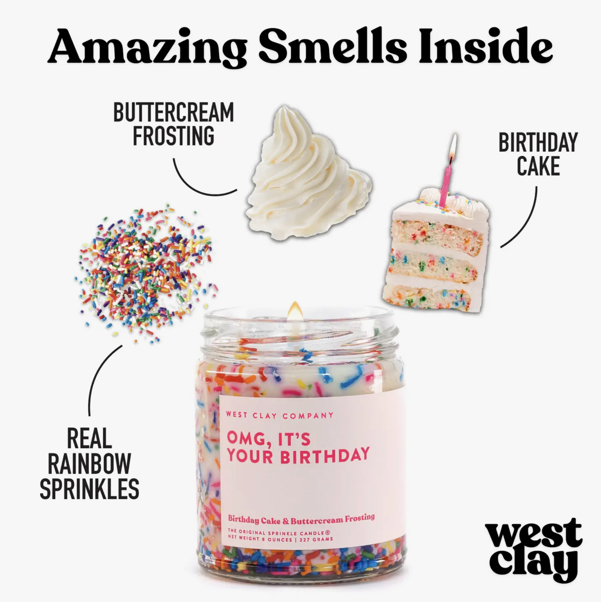 &quot;OMG, It&#39;s Your Birthday&quot; candle visualization of scents