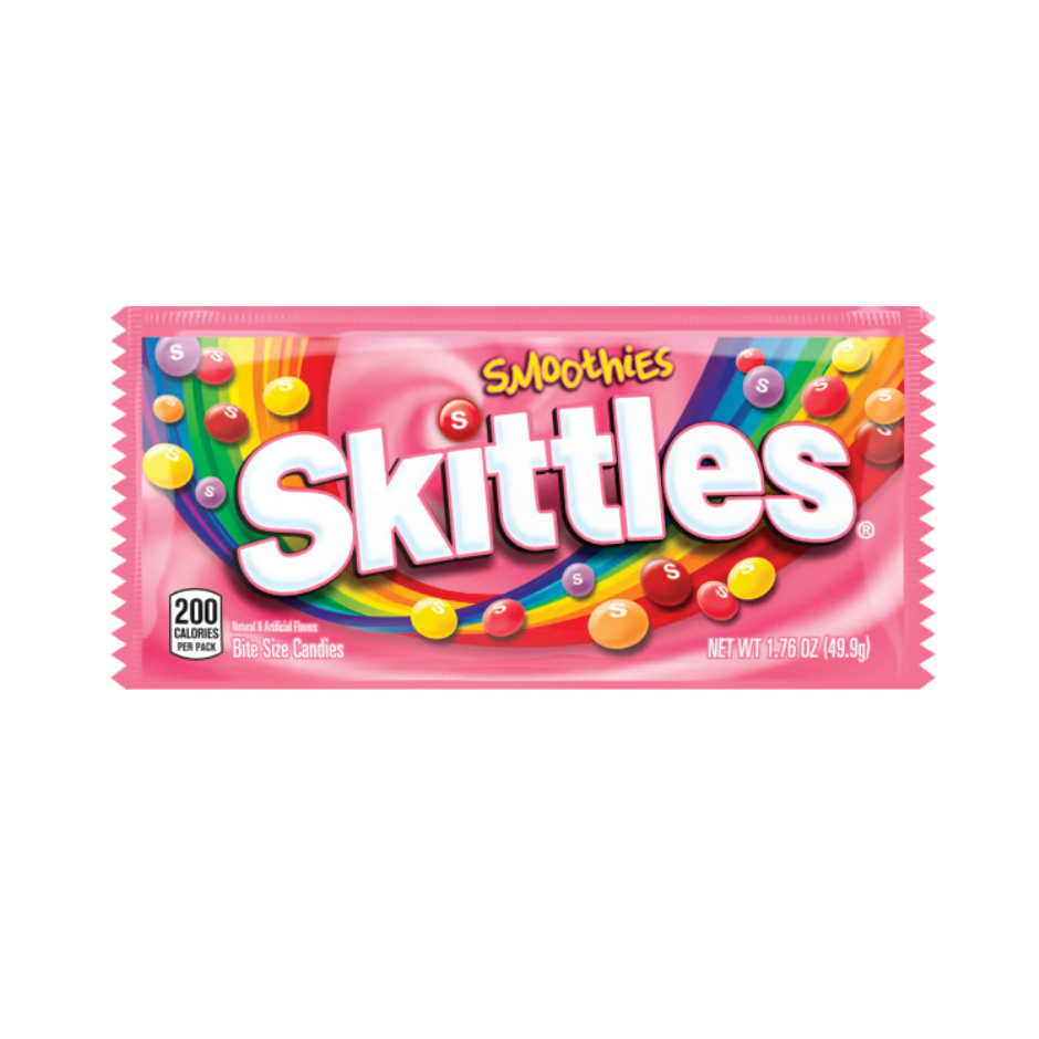 Skittles Smoothies package