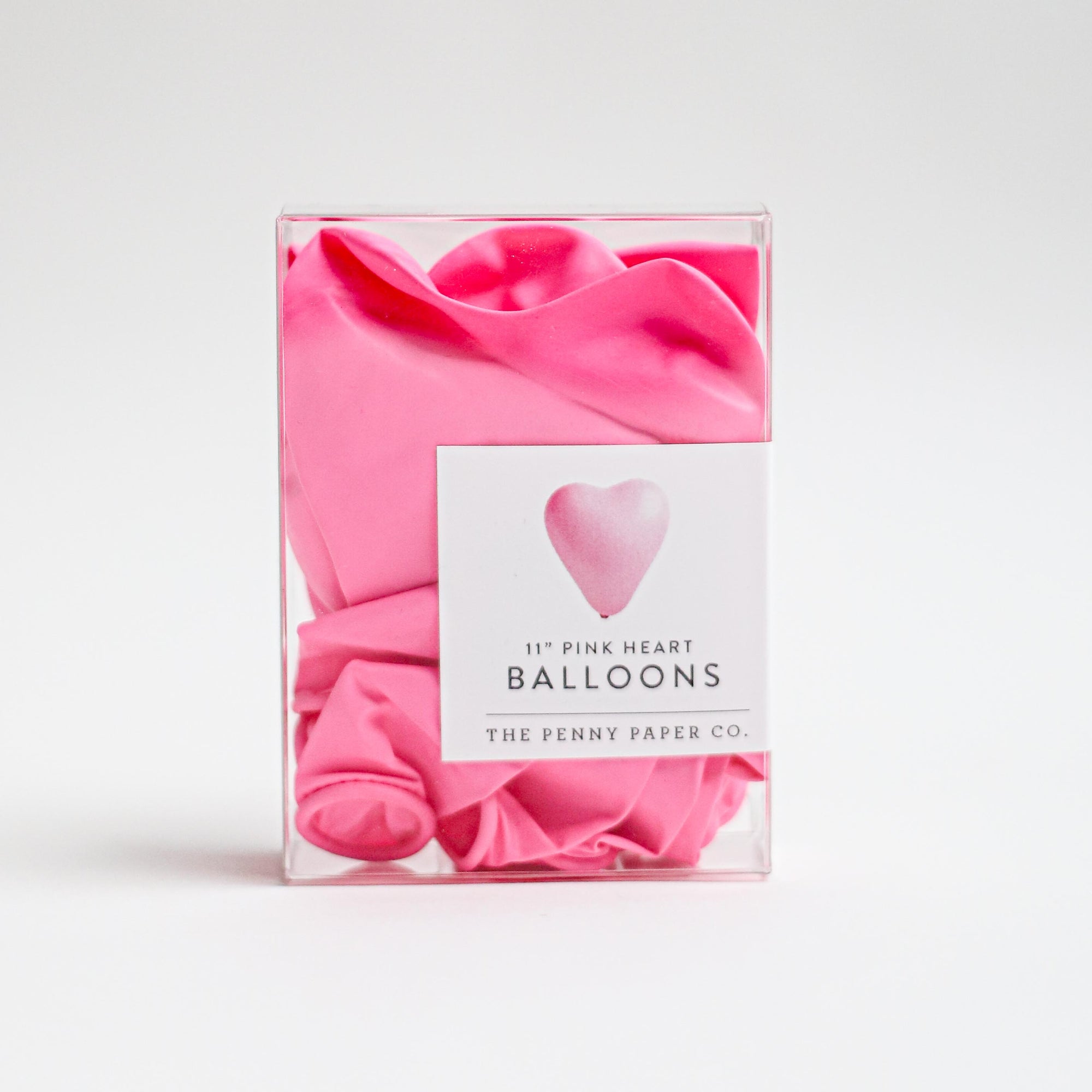 Pink Heart Balloons (Set of 10)