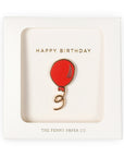 Happy Birthday Balloon, Enamel Pin Gift Set